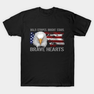 Brave American Hearts T-Shirt